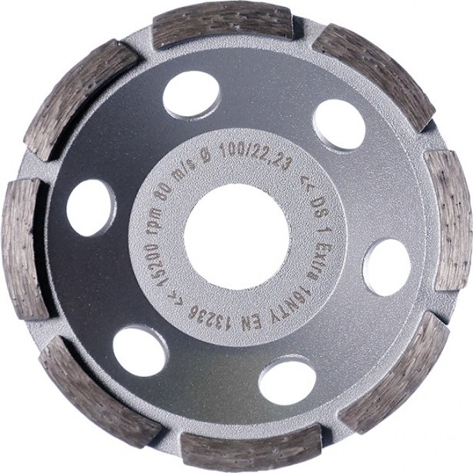 Алмазный шлифовальный круг FUBAG DS 1 Extra одноряд._диам. 100/22.23 мм 34100-3(58130-3) Алмазный шлифовальный круг FUBAG DS 1 Extra одноряд._диам. 100/22.23 мм 34100-3(58130-3)