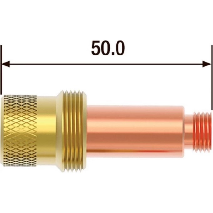 Корпус цанги c газовой линзой FUBAG ф1.6 FB TIG 17-18-26 (5 шт.) FB45V25_old Корпус цанги c газовой линзой FUBAG ф1.6 FB TIG 17-18-26 (5 шт.) FB45V25_old