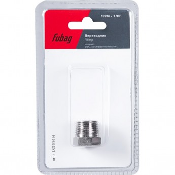 Переходник FUBAG 1/2"M на 1/8"F, блистер 1 шт. Переходник FUBAG 1/2"M на 1/8"F, блистер 1 шт.