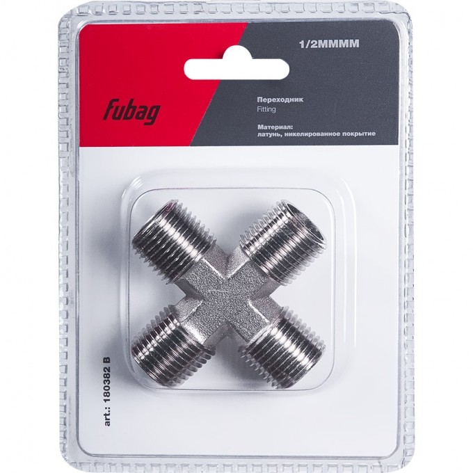 Переходник FUBAG 1/2"MMMM_блистер 1 шт 180382B Переходник FUBAG 1/2"MMMM_блистер 1 шт 180382B