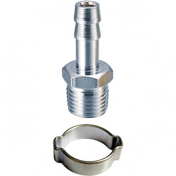 Переходник FUBAG 1/4"М на елочку 10мм с обжимным кольцом 10x15мм