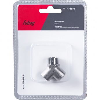 Переходник FUBAG Y - 1/4"FFF_блистер 1 шт