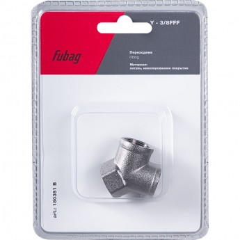 Переходник FUBAG Y - 3/8"FFF_блистер 1 шт